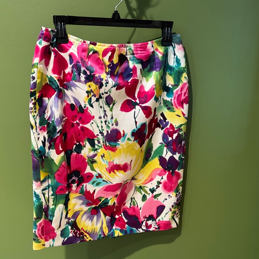 Jones New York Petite Floral Women's Skirt, NWOT